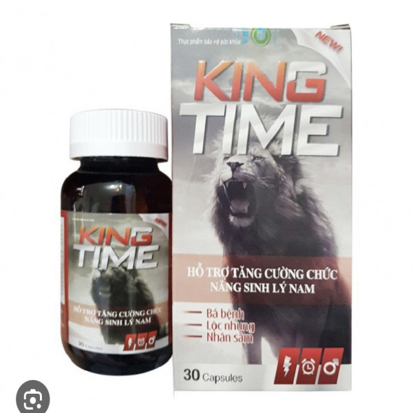 Bổ Thận King Time Tăng Cường Sinh Lí _Halifa (Lọ30 Viên) D2.26