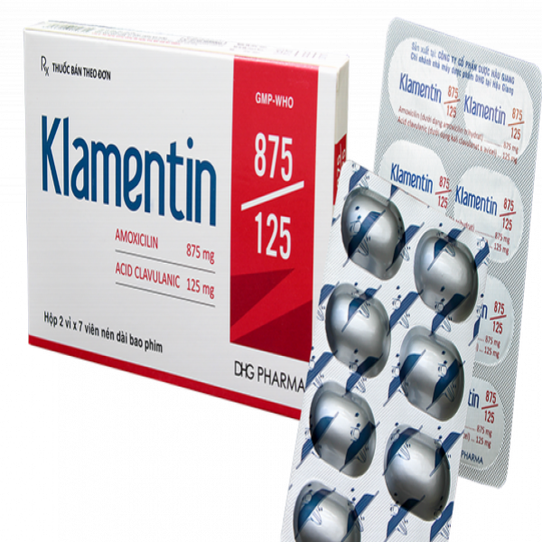 Klamentin 1G _Hậu Giang (Hộp14V)