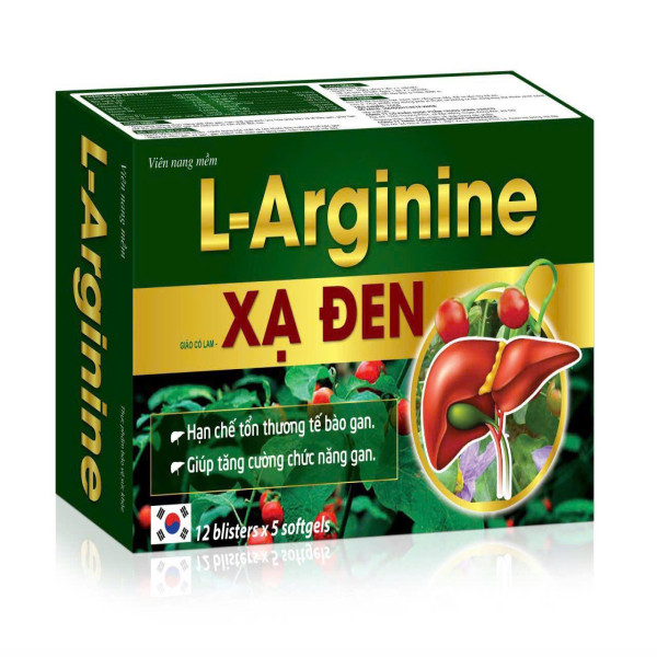 Bổ Gan L- Arginin Xạ Đen Vàng _Hdv (Hộp60V)