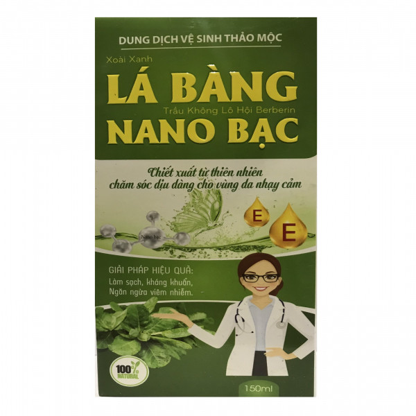 dung dịch vs Lá Bàng Nano Bạc  Thảo Mộc (C150Ml)