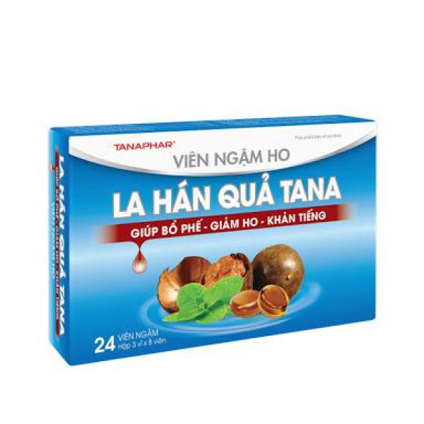 Viên Ngậm La Hán Quả Tana (H24V) (Có Đường)