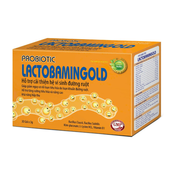 Lactobamingold Men Gói, Vàng _Ako (H30 Gói)