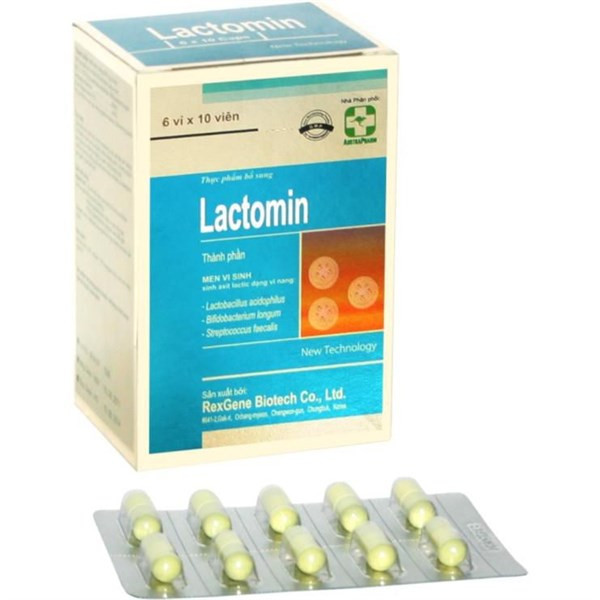 Lactomin _Hàn Quốc (H6 Vỉ X 10 Viên)