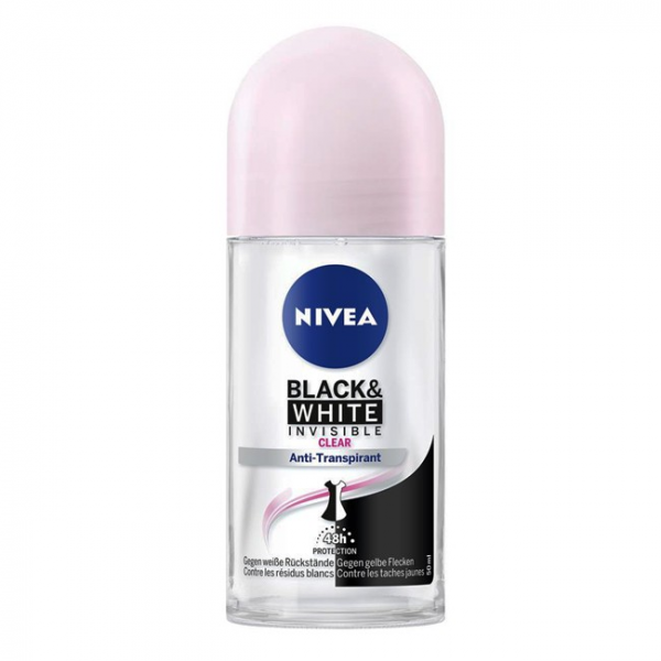 Lăn Khử Mùi Nivea Nữ Black & White Ngăn Ố Vàng (C50Ml) To