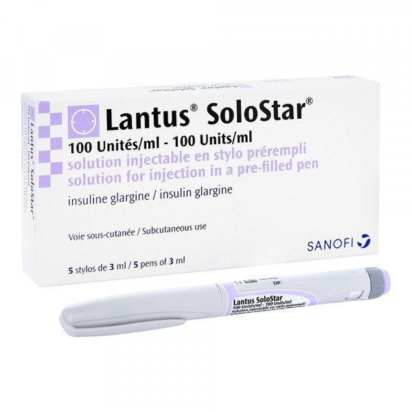 Lantus Solostar 100Iu/Ml Bút Tiêm Tiểu Đường (1 Bút)