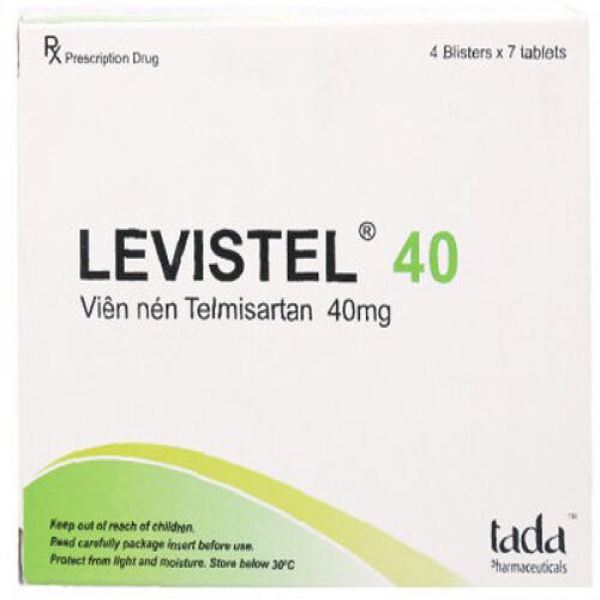 Levistel 40Mg (Telmisartan 40Mg) Tada Pharmaceuticals _Tây Ban Nha (H28V)
