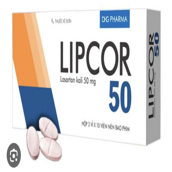 Lipcor 50Mg _Hậu Giang (Hộp3 Vỉ X 10 Viên)
