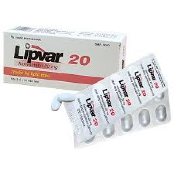 Lipvar Atorvastatin 20 Dhg (H30V)