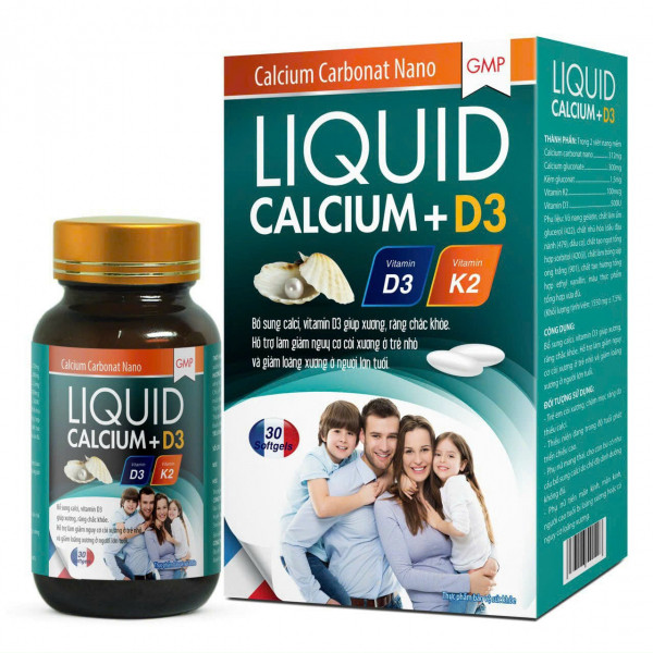 Liquid Calcium +D3 Gia Đình _ Akophar ( L30V) K83H
