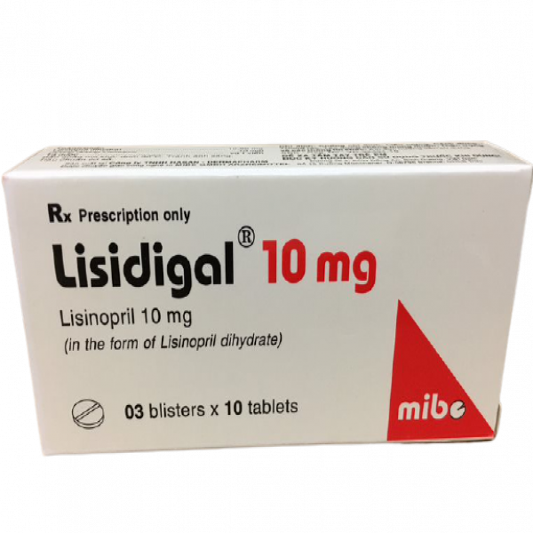 Lisidigal 10 Hasan (Hộp30 Viên Nén)