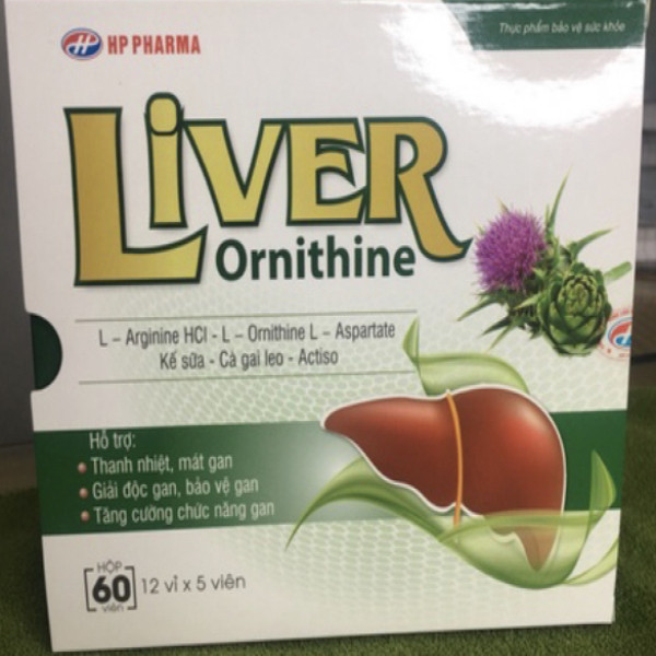 bổ gan Liver Ornithine _ Hp Pharma (H60V) Vỉ