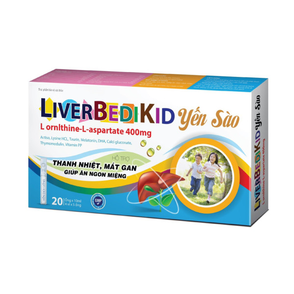 Bổ Gan Ống Liverbedikid mát gan, Dài _ Akophar (H20 Ống) K76H