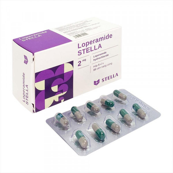 Loperamid 2Mg _Stella (H5Vỉ X 10V)