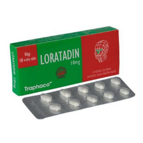 Loratadin 10Mg Traphaco (Hộp 10 Viên)
