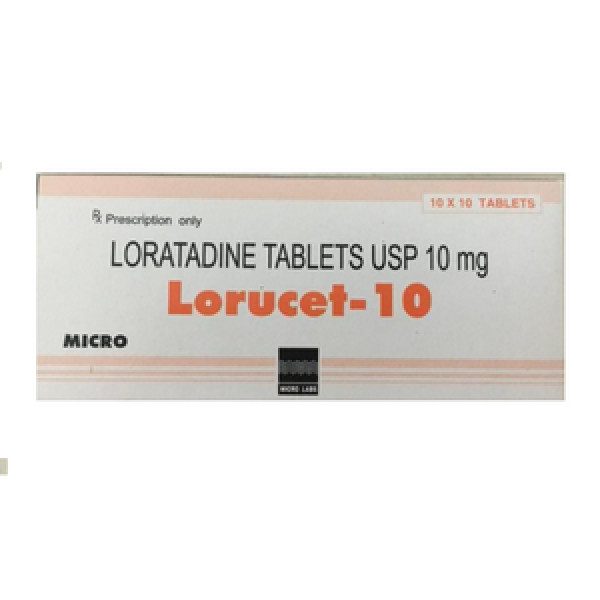 Lorucet 10Mg (Loratadin ) _Ấn Độ (H100V)