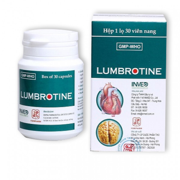 Lumbrotine Capsules _Tw3 (Lọ30V)