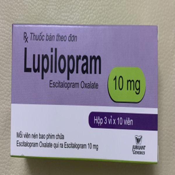 Lupilopram 10Mg _Ấn Độ (H3 Vỉ X 10 Viên)