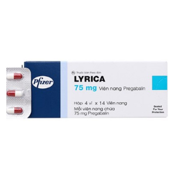 Lyrica 75Mg (Pregabalin 75mg) _Pfizer (H/4 Vỉ X14V)