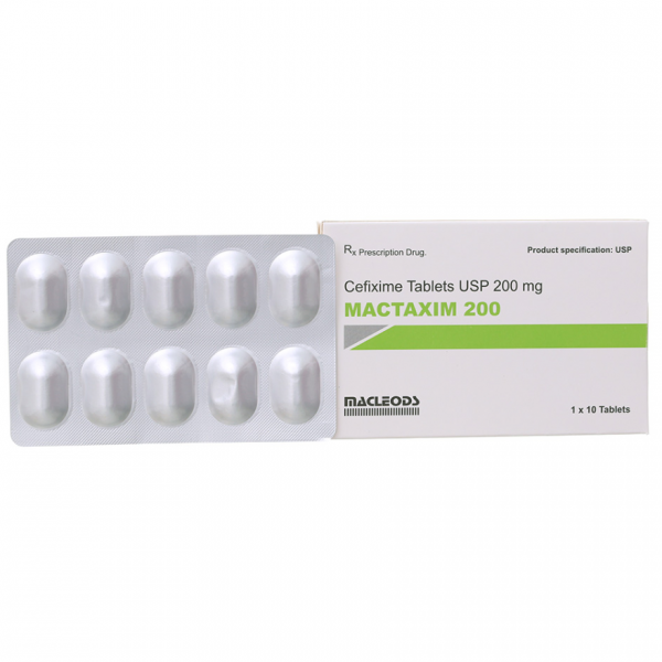 Mactaxim 200Mg (Cefixim) _Ấn (H10V)