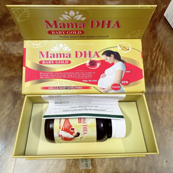 Mama Dha Bổ Bầu _Gỗ Vàng, Yn (Lọ30 Viên)
