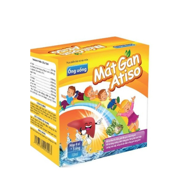 Bổ Gan Ống Mát Gan Atiso Vàng Halifa (Hộp20 Ống)