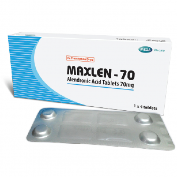 Maxlen Alendronic Acid Tablets 70Mg Mega (H4V)