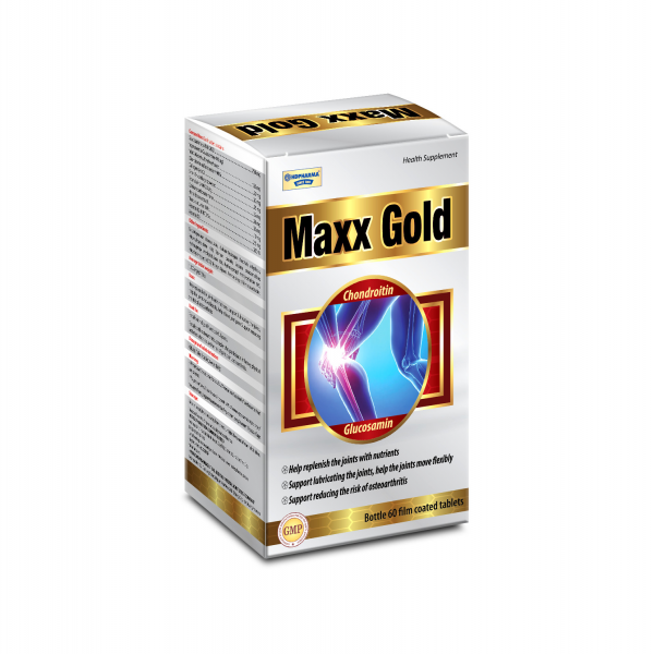 Maxx Gold Chondroitin + Glucosamin Hd Pharma (H60V) (Vàng)