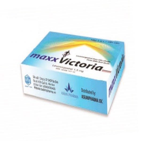 Maxx Victoria Levonorgestrel 1.5Mg Ba Đình (Cọc10H1 Viên)