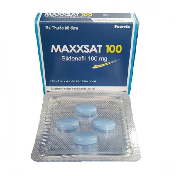 Maxxsat 100Mg (Sildenafil) _Ấn (H4V)