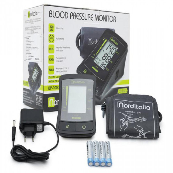 Máy Đo Huyết Áp Bắp Tay Blood Pressure Monitor Norditalia Bp-1000 (H/1C)