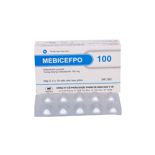 Mebicefpo Cefpodoxim 100Mg Mebiphar (H20V)
