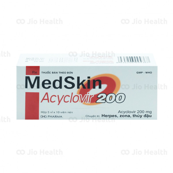 Medskin Acyclovir 200Mg Dhg (H50V)