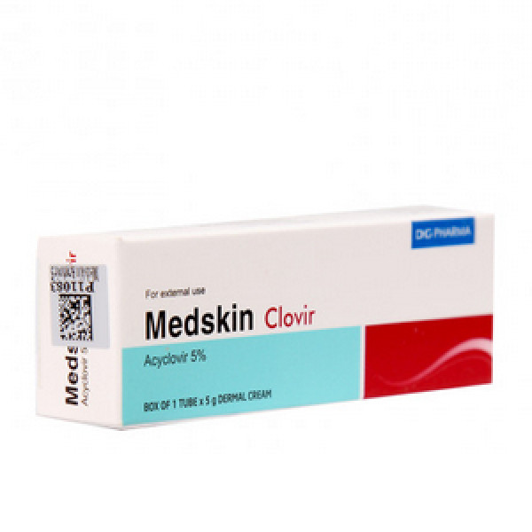Medskin Clovir Acyclovir 5% Dhg (T5Gr)