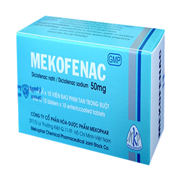 Mekofenac Diclofenac 50Mg Mekophar (H100V)