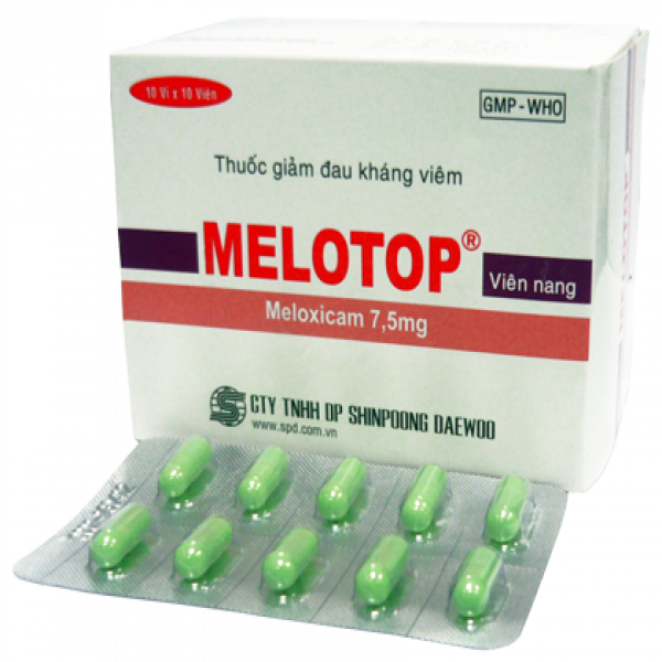Melotop Meloxicam 7.5Mg Shinpoong (H100V)