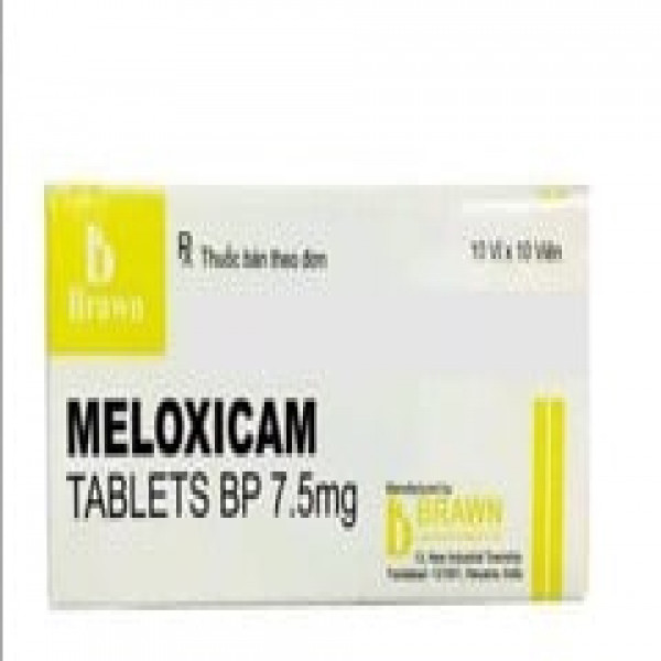 Meloxicam 7.5Mg Brawn _ Ấn (H100V)