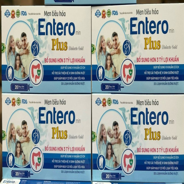 Men Entero Plus Gia Đình Xanh Dương _Tdh (Hộp20 Ống10Ml)
