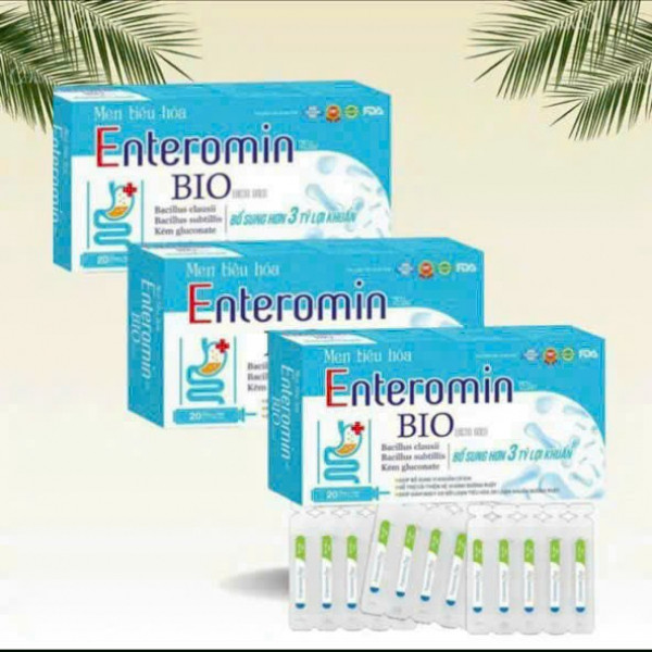 Men Enteromin Bio (Hộp20 Ống)