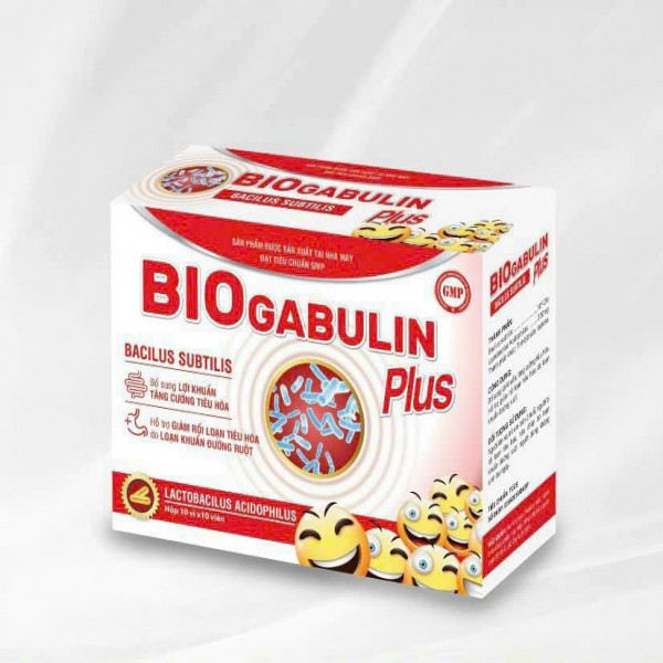 Men Viên Biolac Biogabulin _ Zn (H100 Viên)