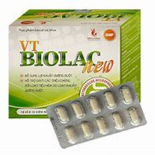 Men viên Vt Biolac New (Hộp100 Viên)