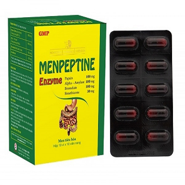 Menpeptin Enzyme Mediphar (H100V)