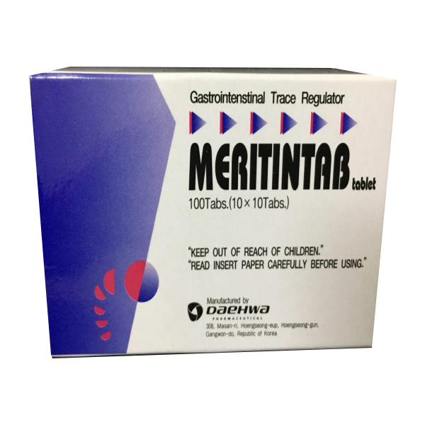 Meritintab (Trimebutin 100Mg) Daehwa _Hàn Quốc (H100V)