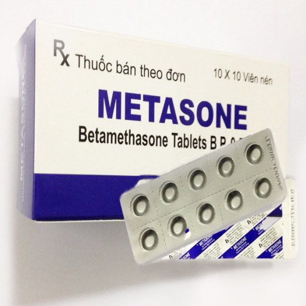 Metasone (Betamethason ) Brawn _Ấn (10 Vỉ X 10 Viên)