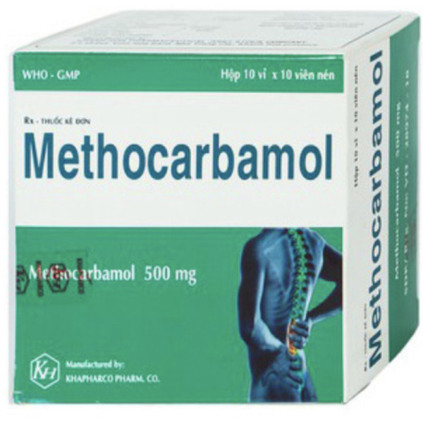 Methocarbamol 500Mg Vỉ _Khánh Hoà (Hộp10 Vỉ X 10V)
