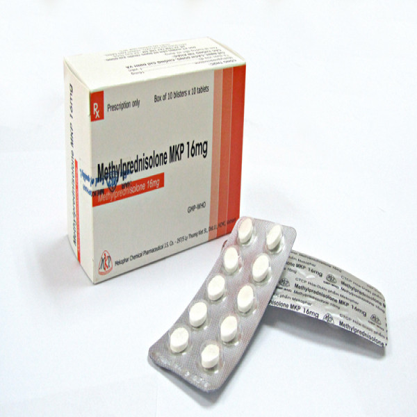 Methylprednisolone 16Mg _ Mekophar (H100V)
