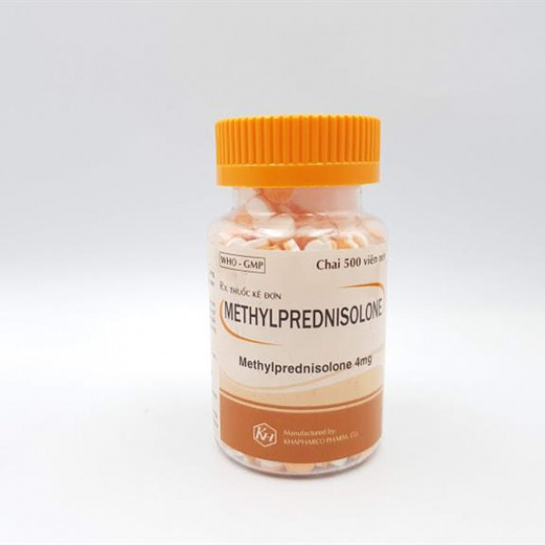 Methylprednisolone 4Mg Khapharco (L500V) - Ngọt