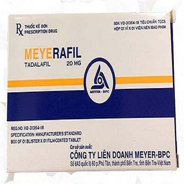 Meyerafil Tadalafil 20Mg Meyer (H1V)