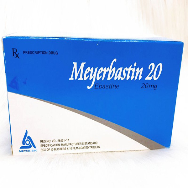 Meyerbastin 20Mg ( Ebastin 20) _Meyer Vn (Hộp10 Vỉ X 10V)