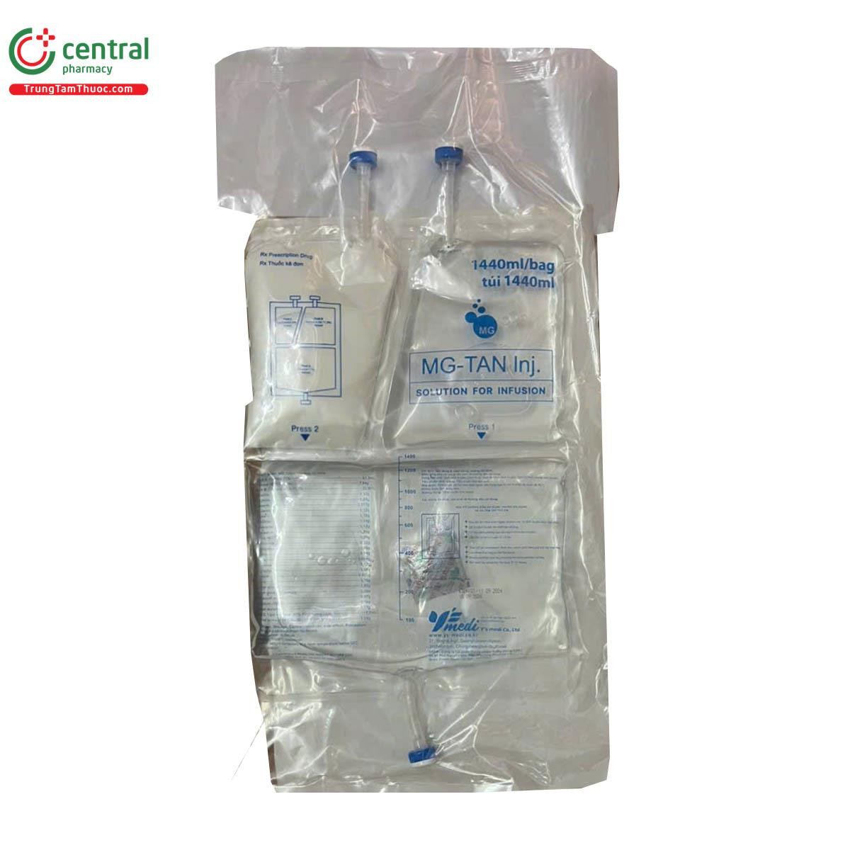 Mg Tan 1440ml Đạm Sữa Truyền 3 Ngăn