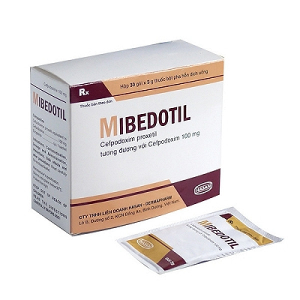 Mibedotil Cefpodoxime 100Mg Hasan (H30G3Gr)